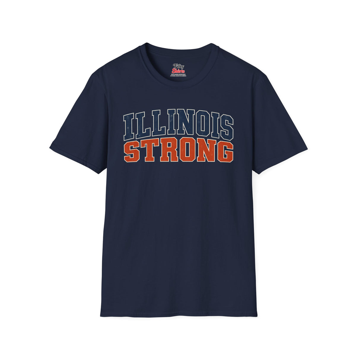 Illinois Strong Unisex Softstyle T Shirt State Name Graphic Tee