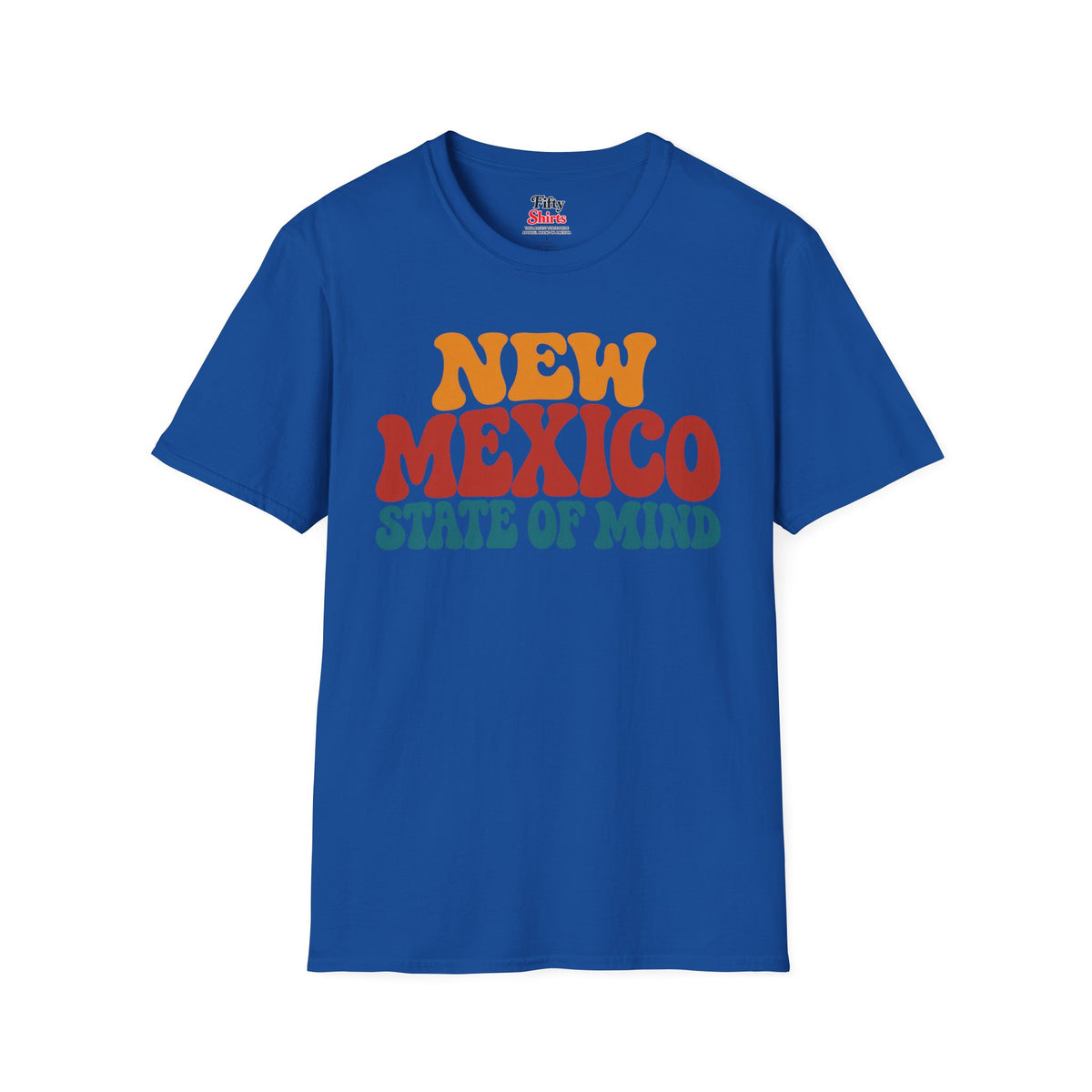 New Mexico State Of Mind Unisex Softstyle T Shirt State Name Graphic Tee