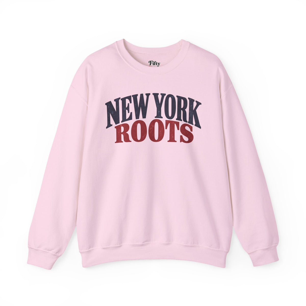 New York Roots Unisex Crewneck Sweatshirt State Name Graphic