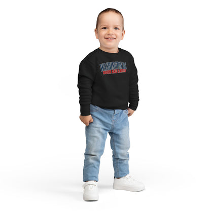 Washington DC Born and Raised Capital City Heritage Unisex Toddler Sweatshirt