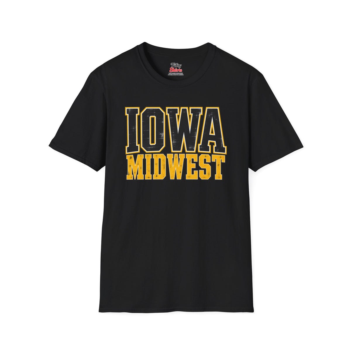 Iowa Midwest Unisex Softstyle T Shirt State Name Graphic Tee