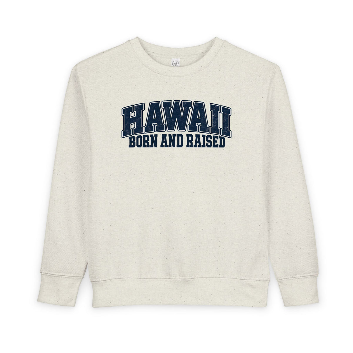 Hawaii Born and Raised Vintage Athletic Unisex Toddler Sweatshirt
