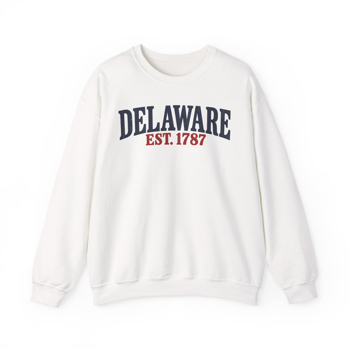 Delaware EST 1787 Unisex Crewneck Sweatshirt State Name Graphic