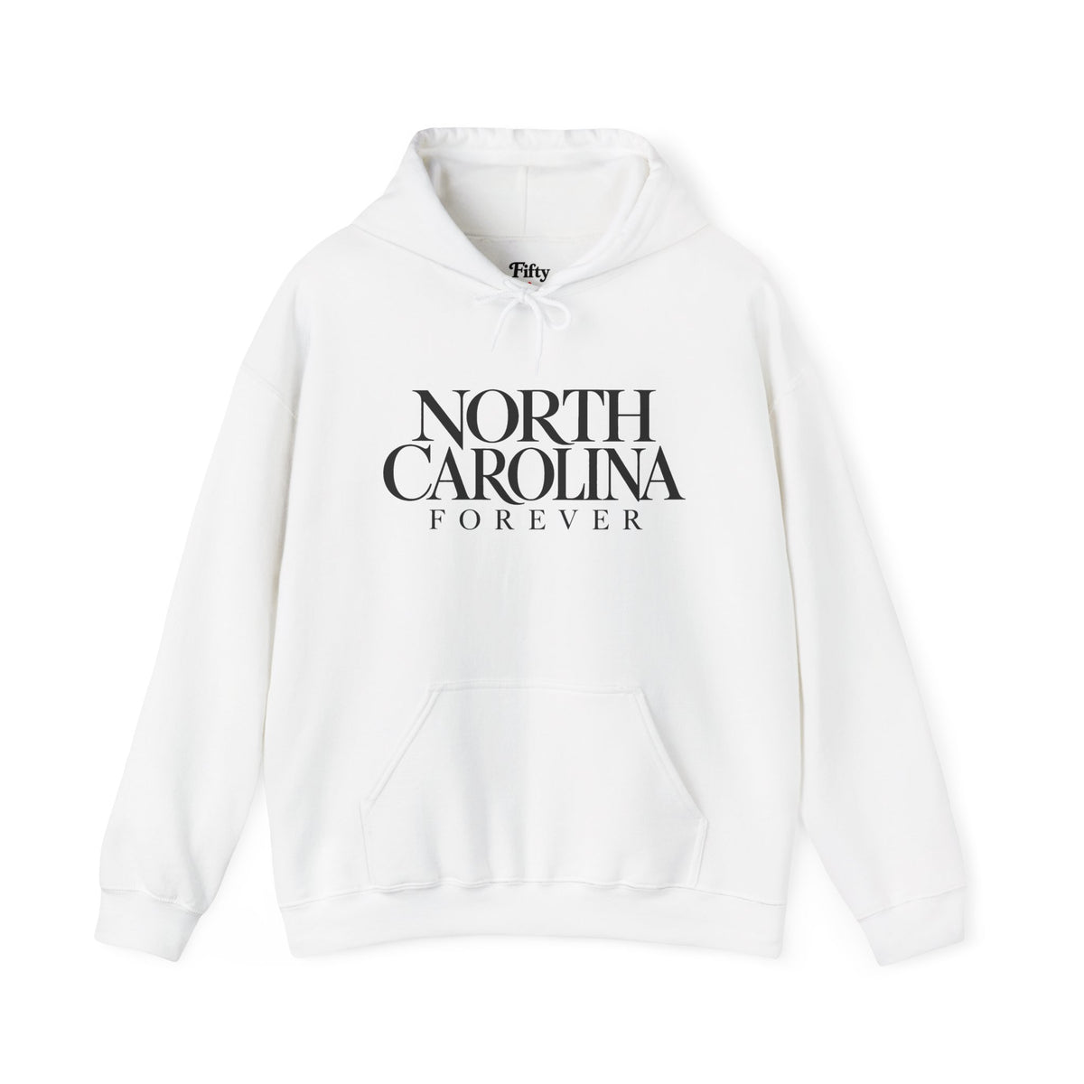 North Carolina Forever Unisex Hoodie State Name Graphic