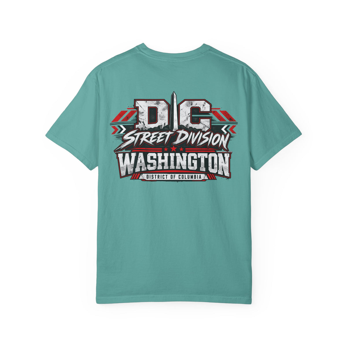 Washington DC Street Division Unisex Comfort Color 1717 Streetwear Graphic Tee