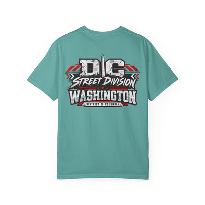 Washington DC Street Division Unisex Comfort Color 1717 Streetwear Graphic Tee