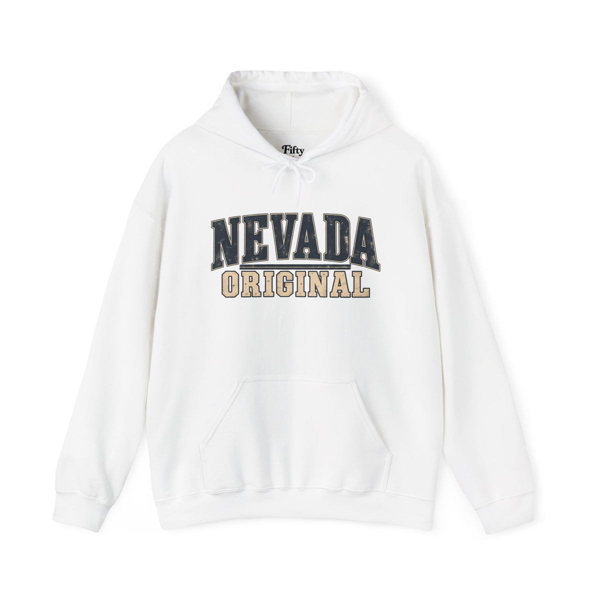 Nevada Original Unisex Hoodie State Name Graphic