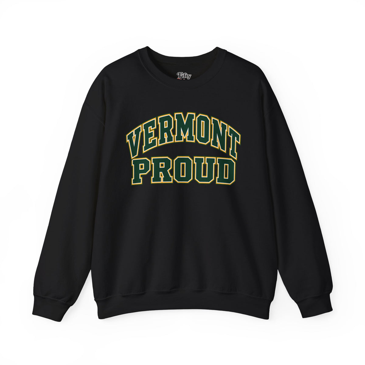 Vermont Proud Unisex Crewneck Sweatshirt State Name Graphic