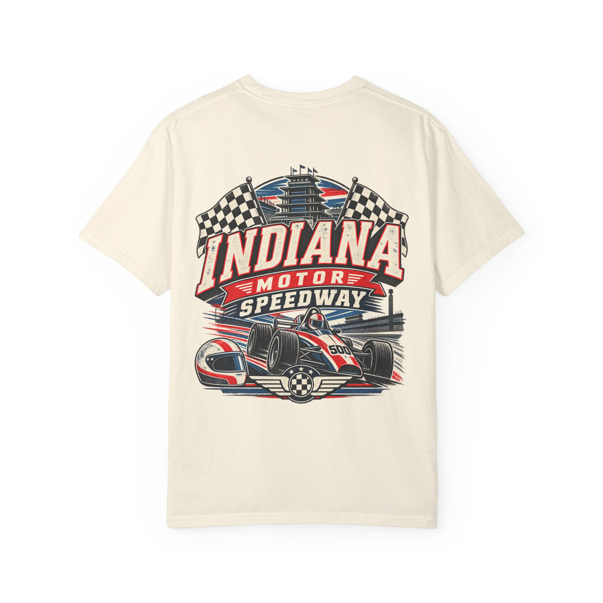 Indiana Motor Speedway Unisex Comfort Color 1717 Streetwear Graphic Tee