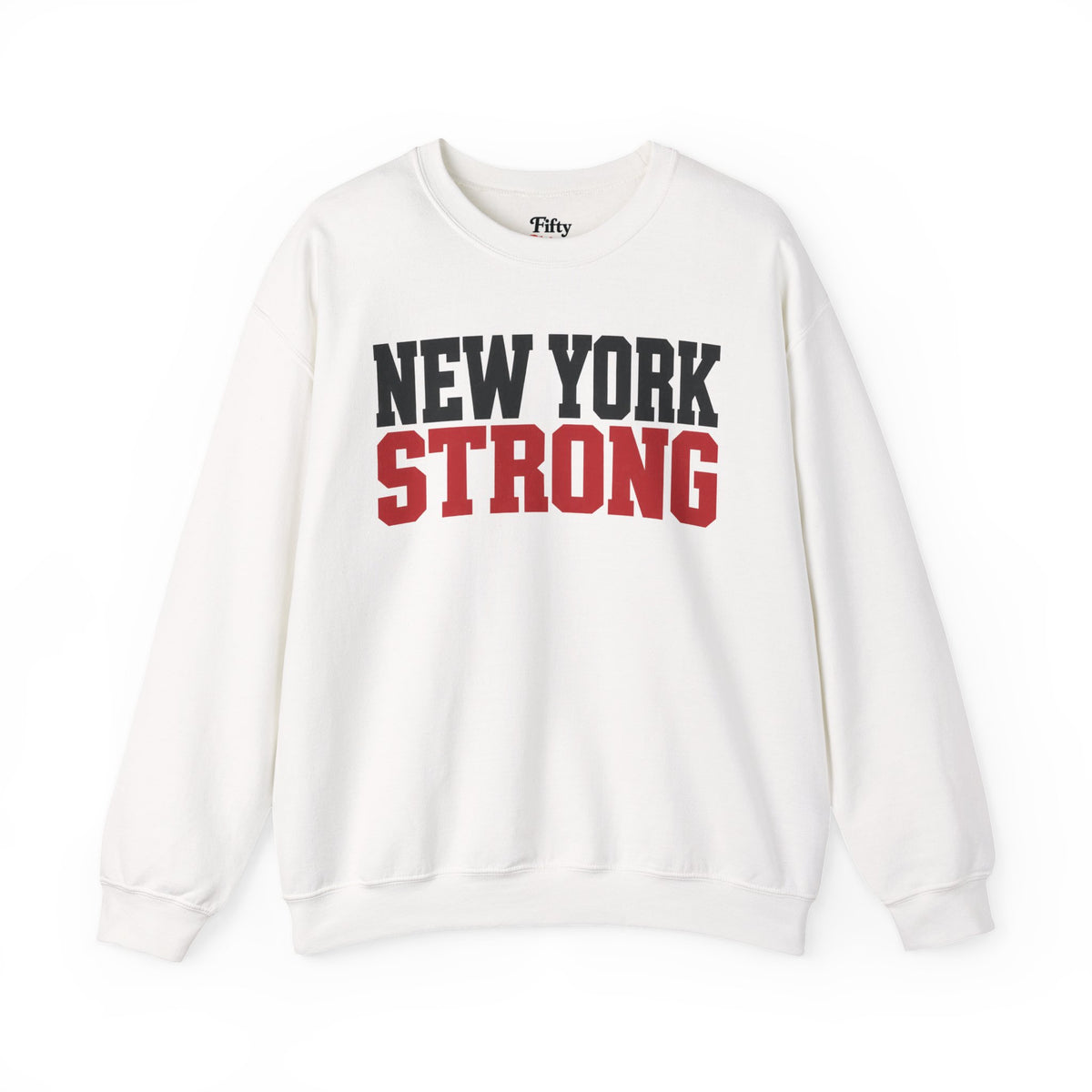 New York Strong Unisex Crewneck Sweatshirt State Name Graphic
