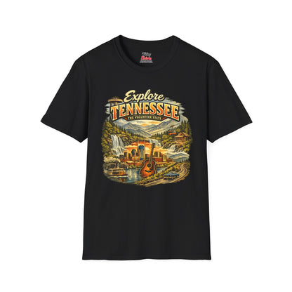 Explore Tennessee Unisex Softstyle T Shirt State Pride Graphic Tee Collections FS03
