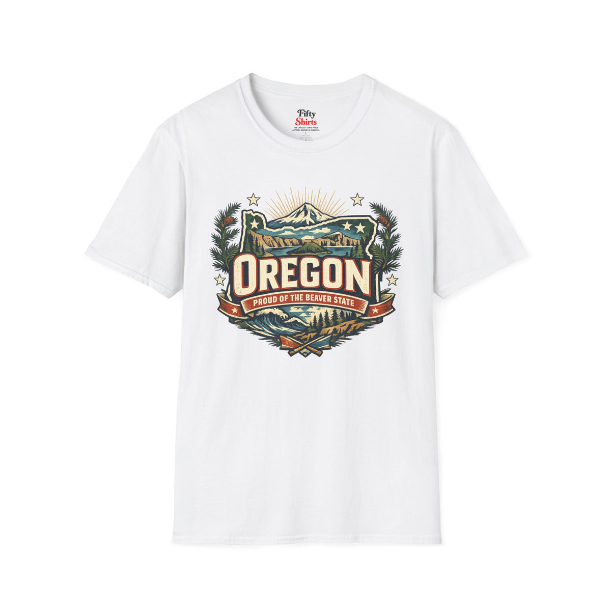 Oregon State Pride Unisex Softstyle T Shirt State Pride Graphic Tee Collections FS03