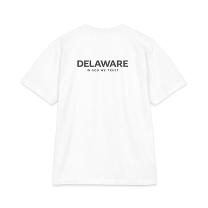 Delaware All State In God We Trust Unisex Max Heavyweight Short Sleeve