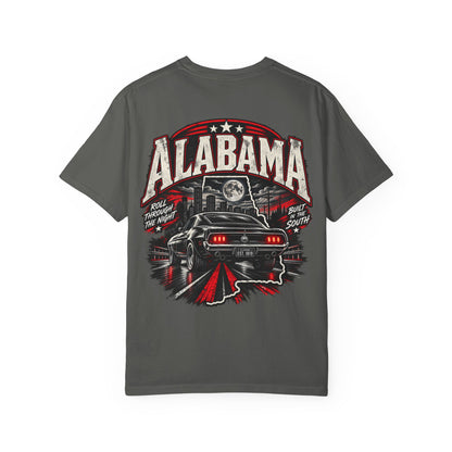 Alabama Night Drive Unisex Comfort Color 1717 Streetwear Graphic Tee