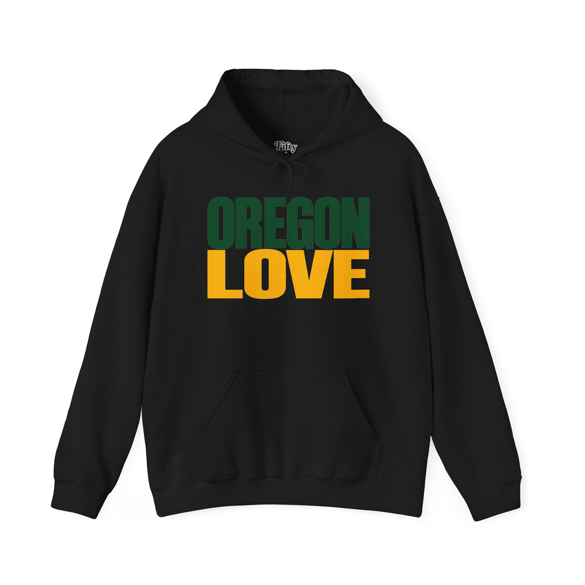 Oregon Love Unisex Hoodie State Name Graphic