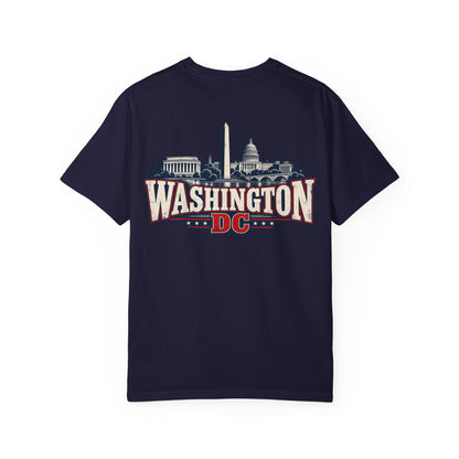 Washington DC Skyline Unisex Comfort Color 1717 Streetwear Graphic Tee