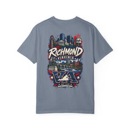 Richmond Virginia Unisex Comfort Color 1717 Streetwear Graphic Tee