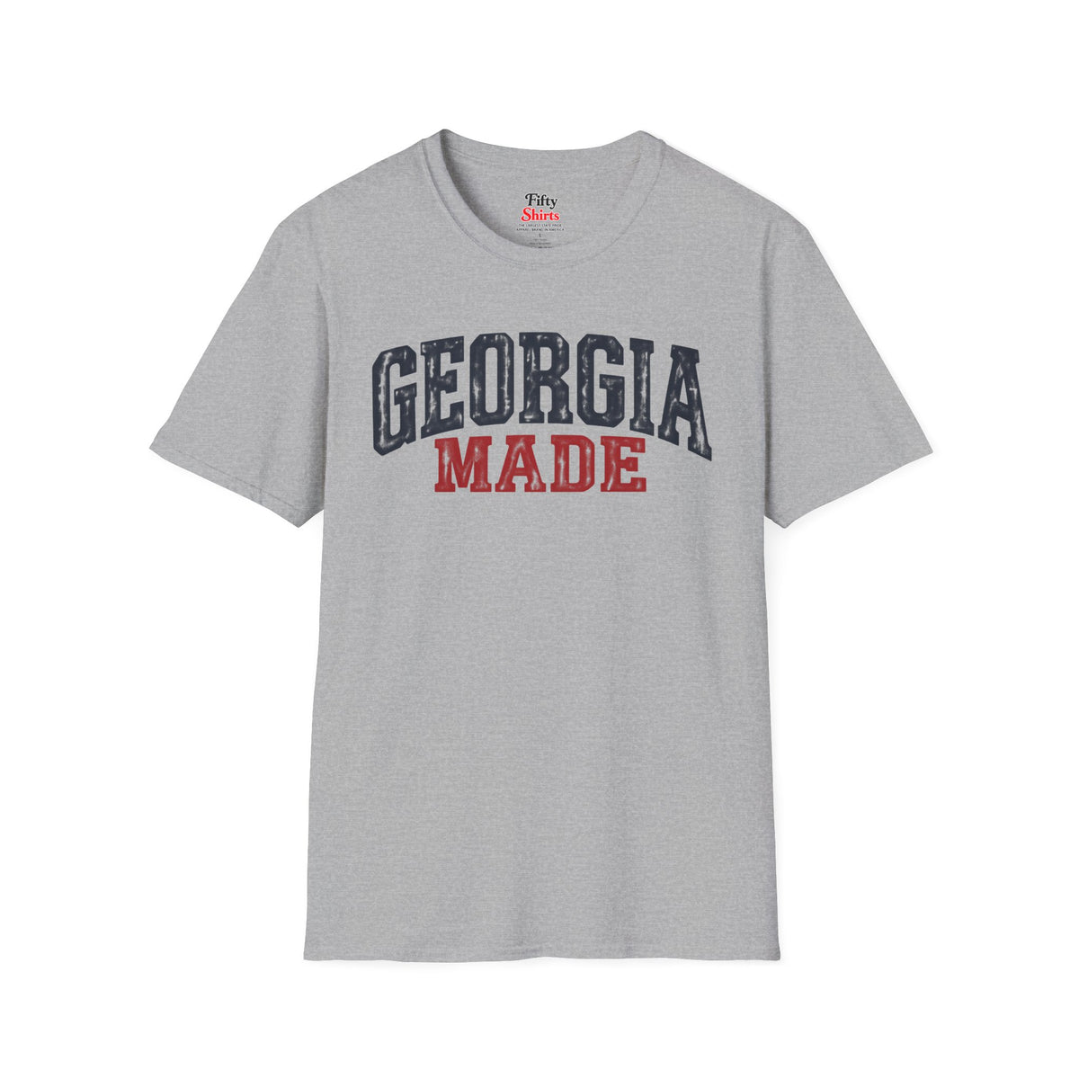 Georgia Made Unisex Softstyle T Shirt State Name Graphic Tee