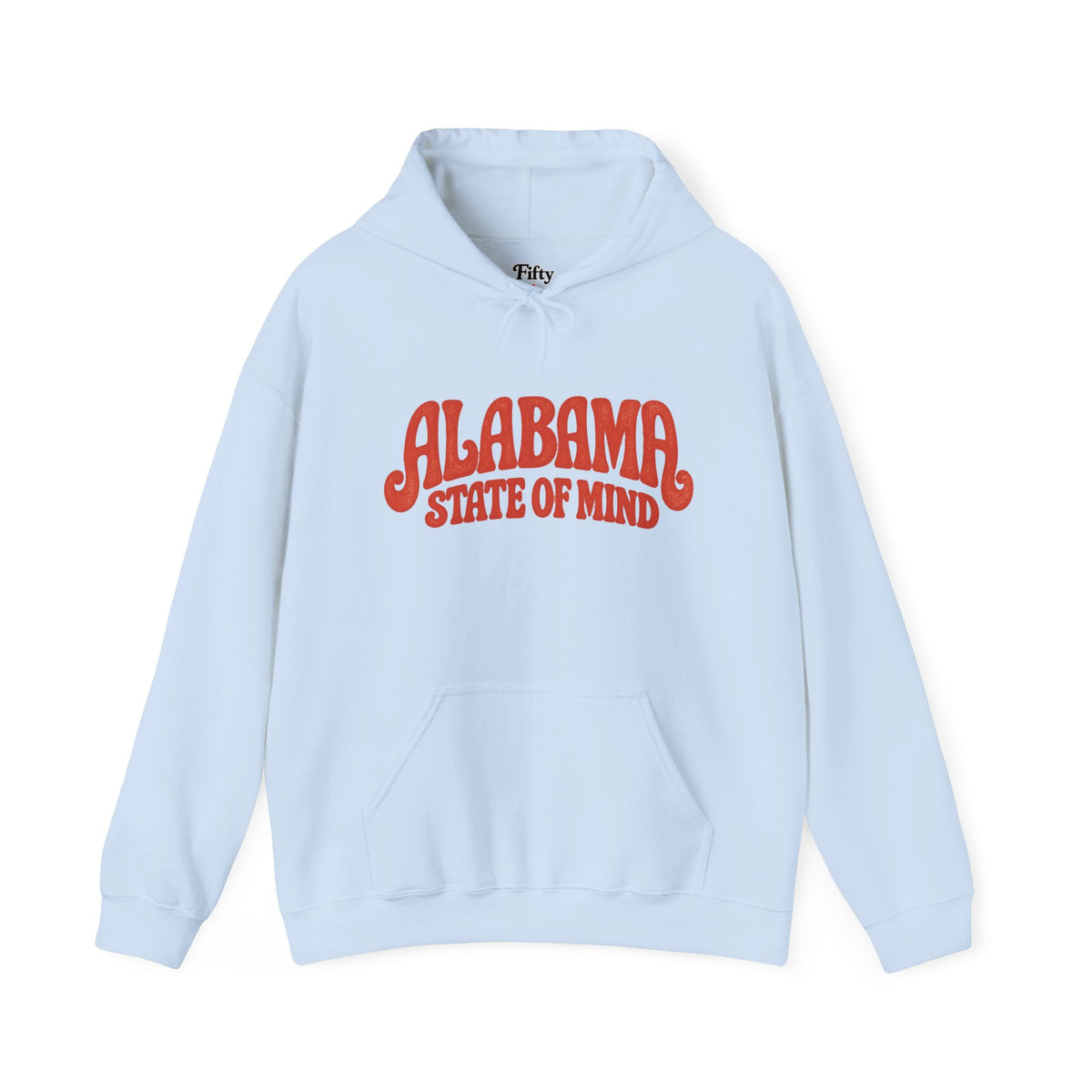 Alabama State of Mind Unisex Hoodie State Name Graphic