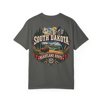 South Dakota Heartland Roots Unisex Comfort Color 1717 Streetwear Graphic Tee
