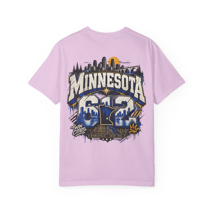 Minnesota 612 Unisex Comfort Color 1717 Streetwear Graphic Tee