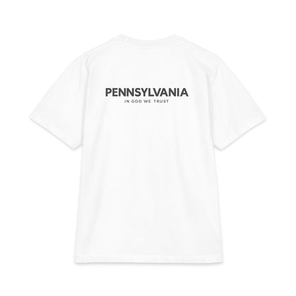 Pennsylvania All State In God We Trust Unisex Max Heavyweight Short Sleeve