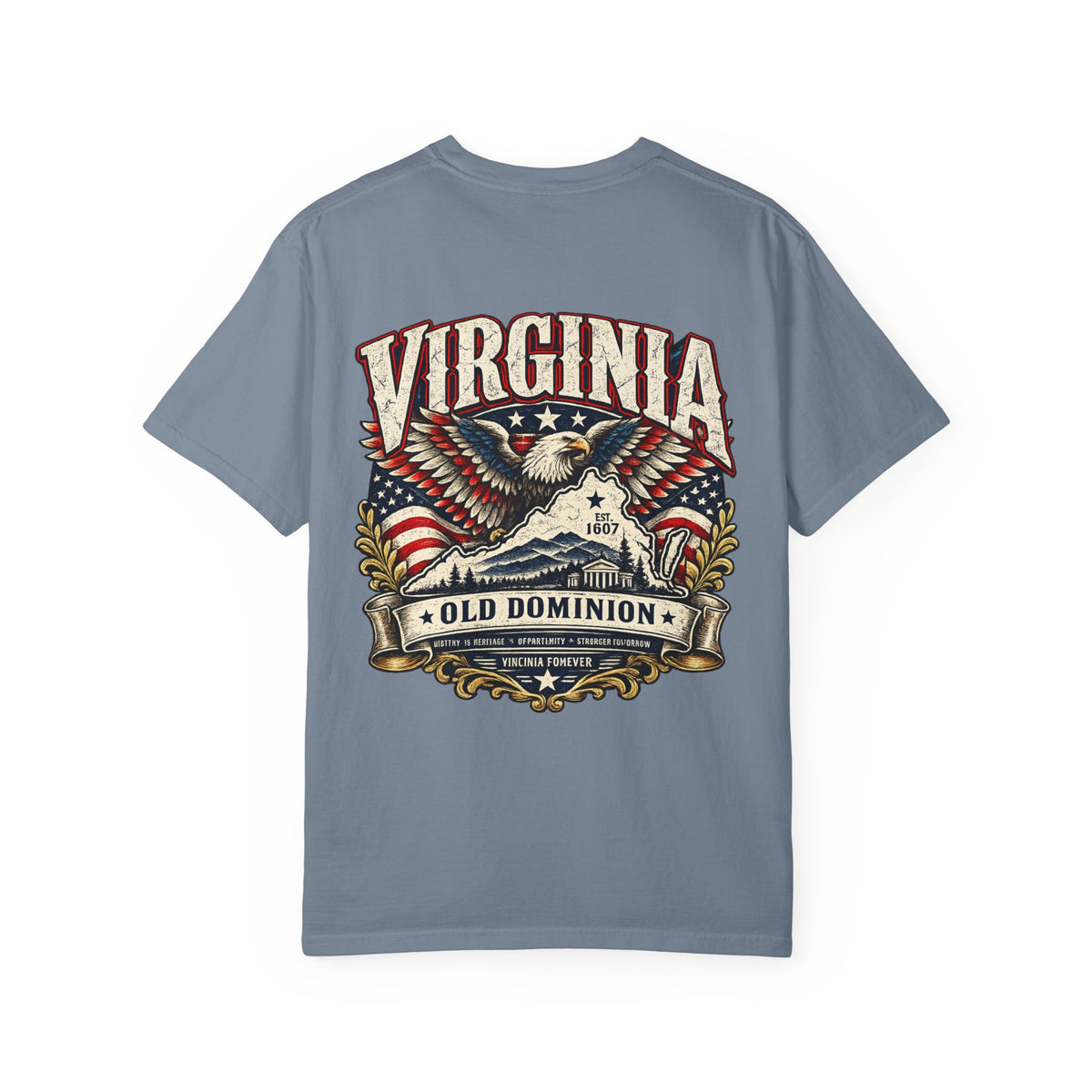Virginia Old Dominion Unisex Comfort Color 1717 Streetwear Graphic Tee
