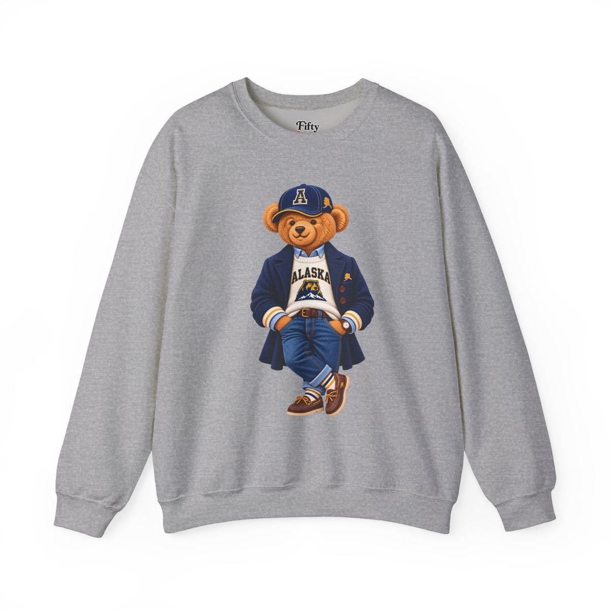 Alaska - Game Day Teddy Bear Sweatshirt