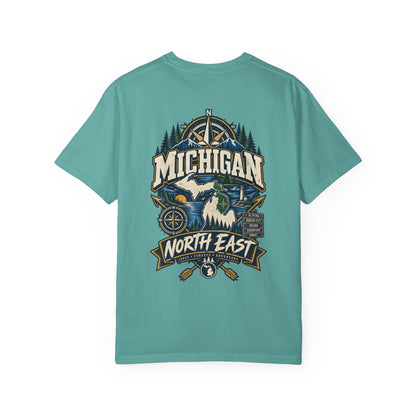 Michigan North East Unisex Comfort Color 1717 Streetwear Graphic Tee