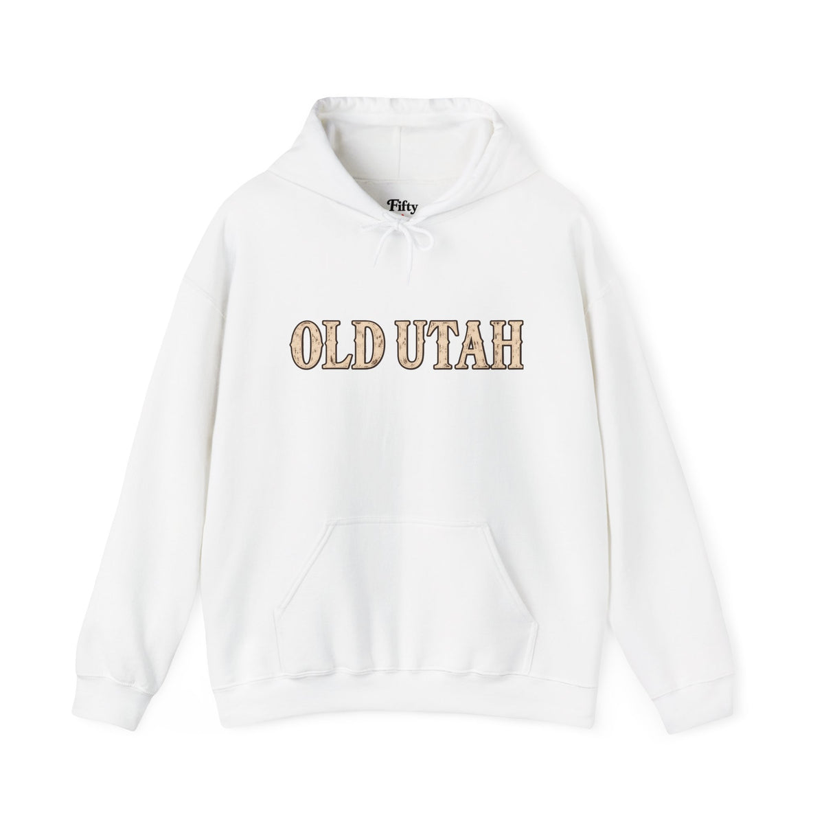 Old Utah Unisex Hoodie State Name Graphic