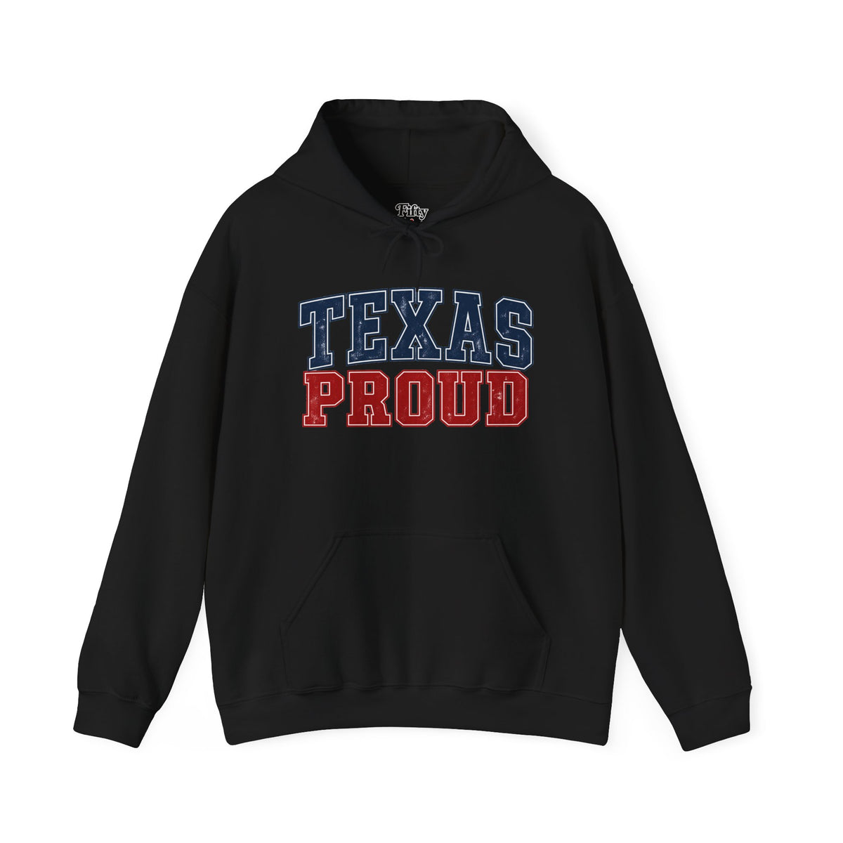 Texas Proud Unisex Hoodie State Name Graphic