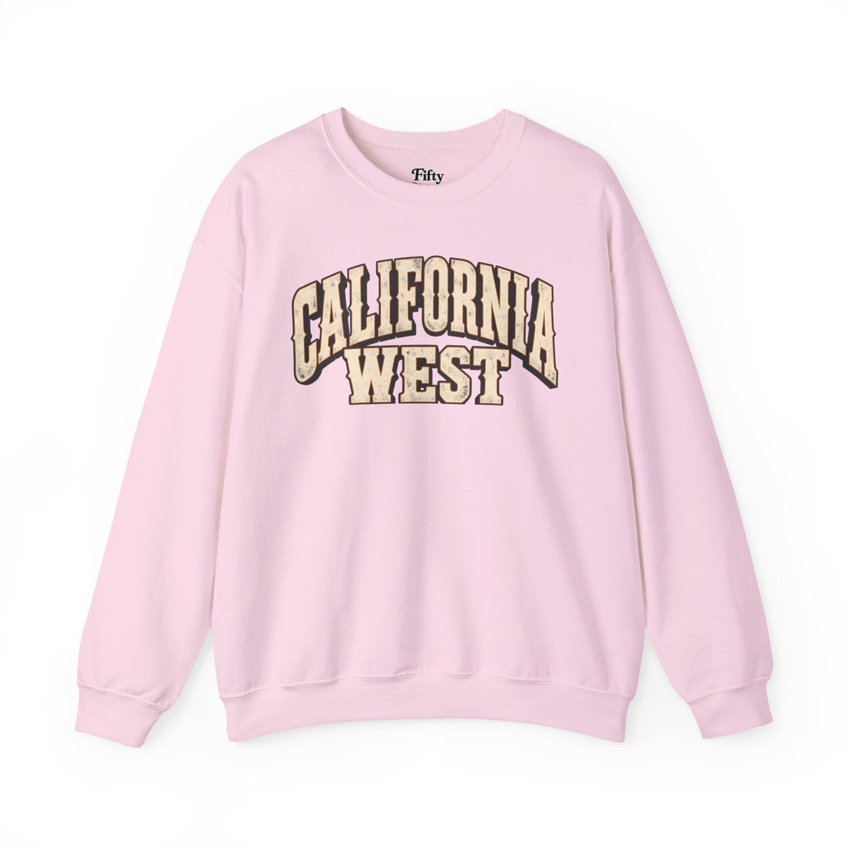 California West Unisex Crewneck Sweatshirt State Name Graphic