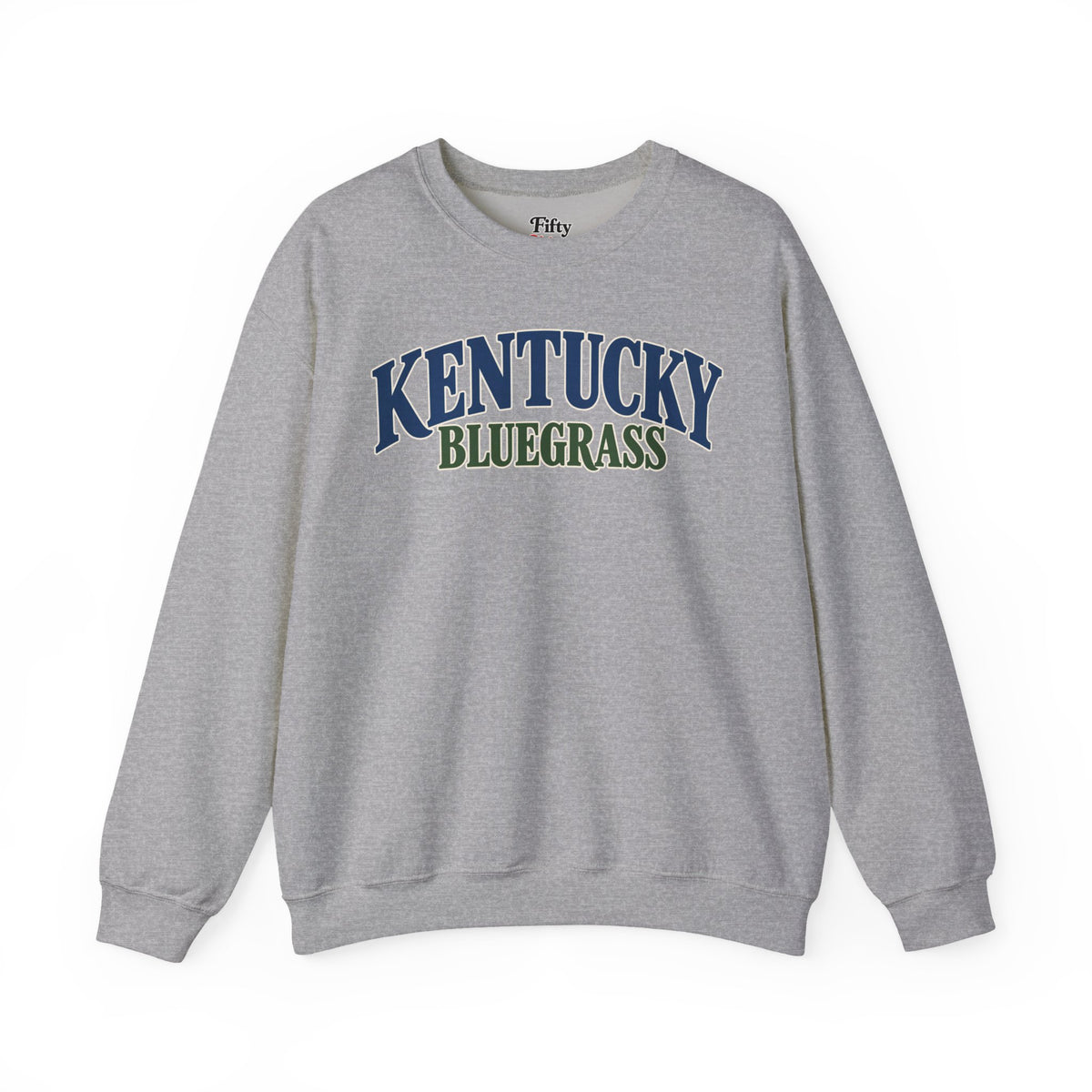 Kentucky Blue Grass Unisex Crewneck Sweatshirt State Name Graphic