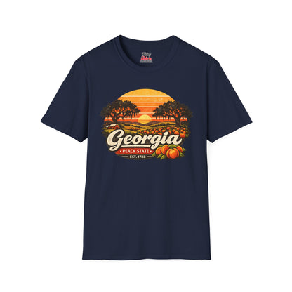 Georgia Southern Sunset Unisex Softstyle T Shirt State Pride Graphic Tee Collections FS03