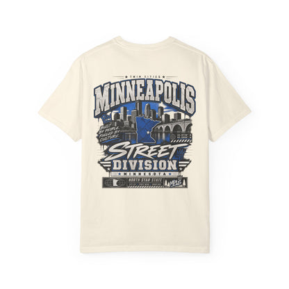 Minnesota Minneapolis Street Division Unisex Comfort Color 1717 Streetwear Graphic Tee