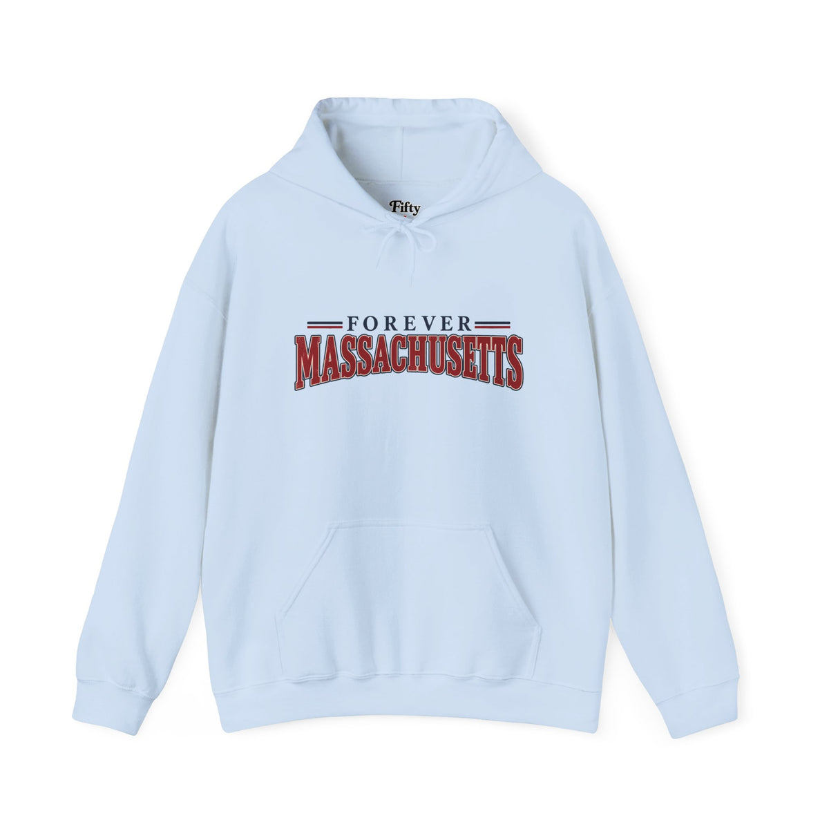 Forever Massachusetts Unisex Hoodie State Name Graphic