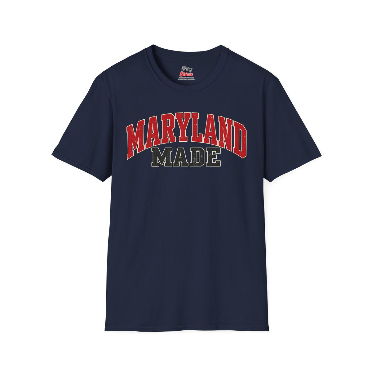 Maryland Made Unisex Softstyle T Shirt State Name Graphic Tee