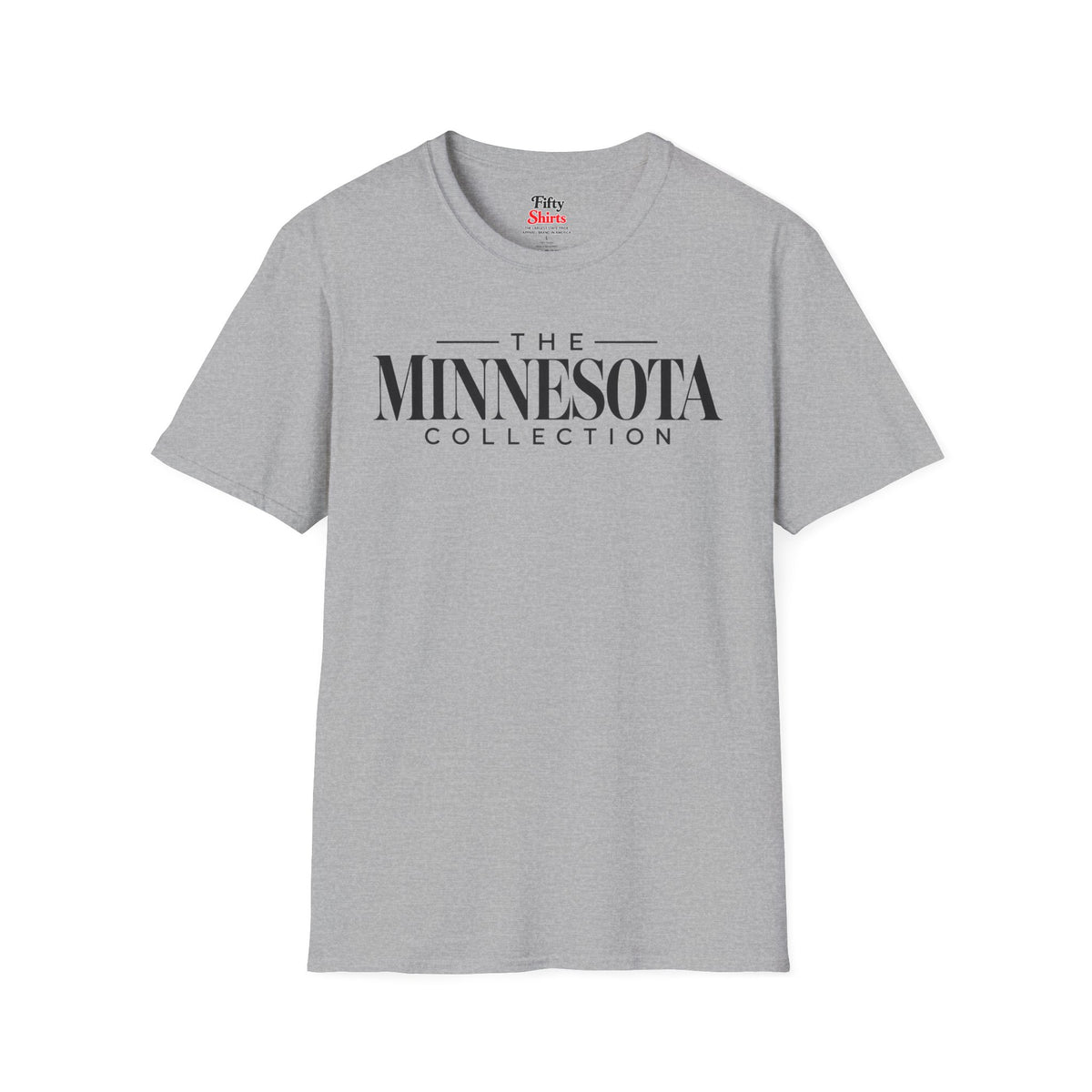 The Minnesota Collection Unisex Softstyle T Shirt State Name Graphic Tee