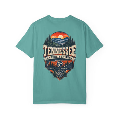 Tennessee Mountain Division Unisex Comfort Color 1717 Streetwear Graphic Tee