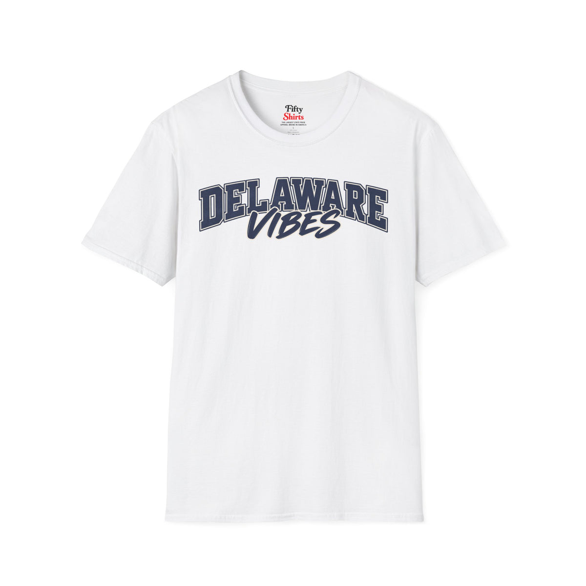 Delaware Vibes Unisex Softstyle T Shirt State Name Graphic Tee