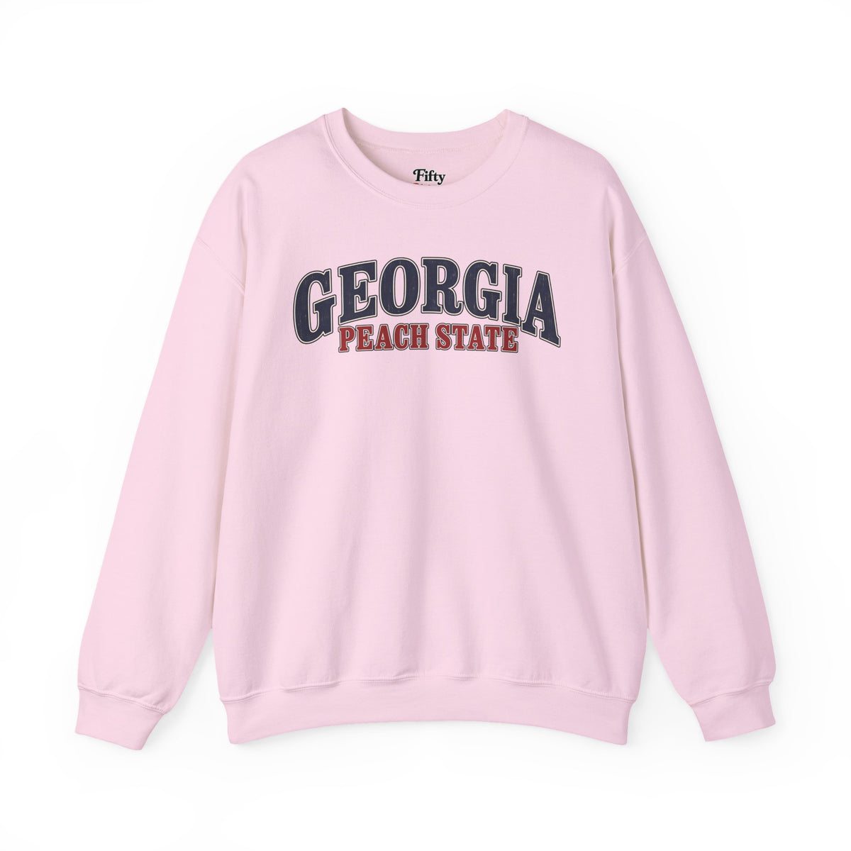 Georgia Peach State Unisex Crewneck Sweatshirt State Name Graphic