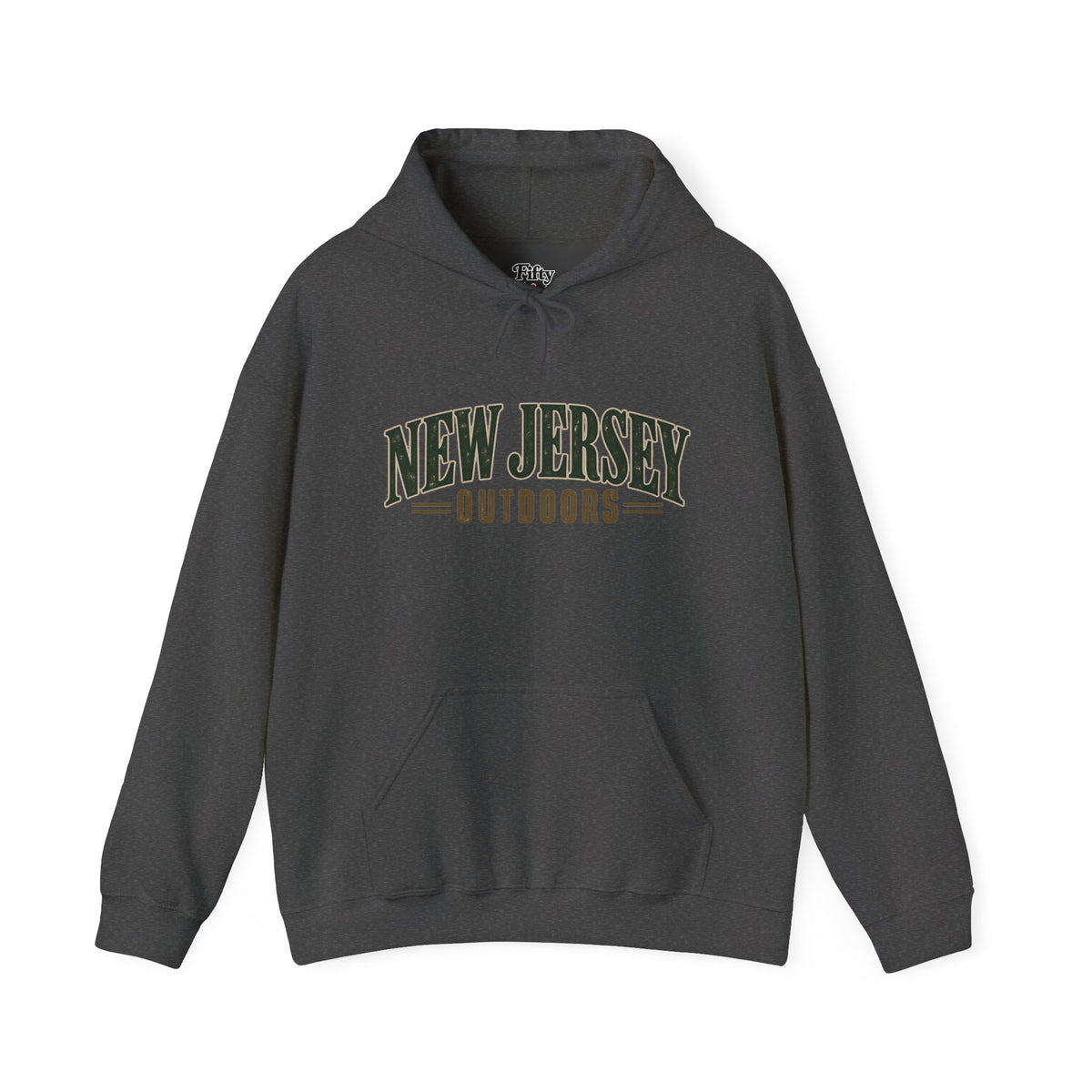 New Jersey Outdoors Unisex Hoodie State Name Graphic