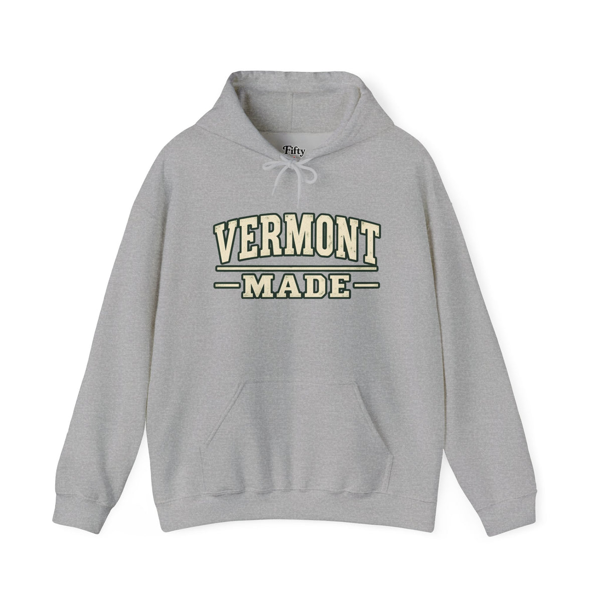 Vermont Made Unisex Hoodie State Name Graphic