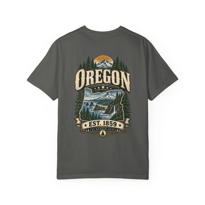 Oregon Established 1859 Unisex Comfort Color 1717 Streetwear Graphic Tee