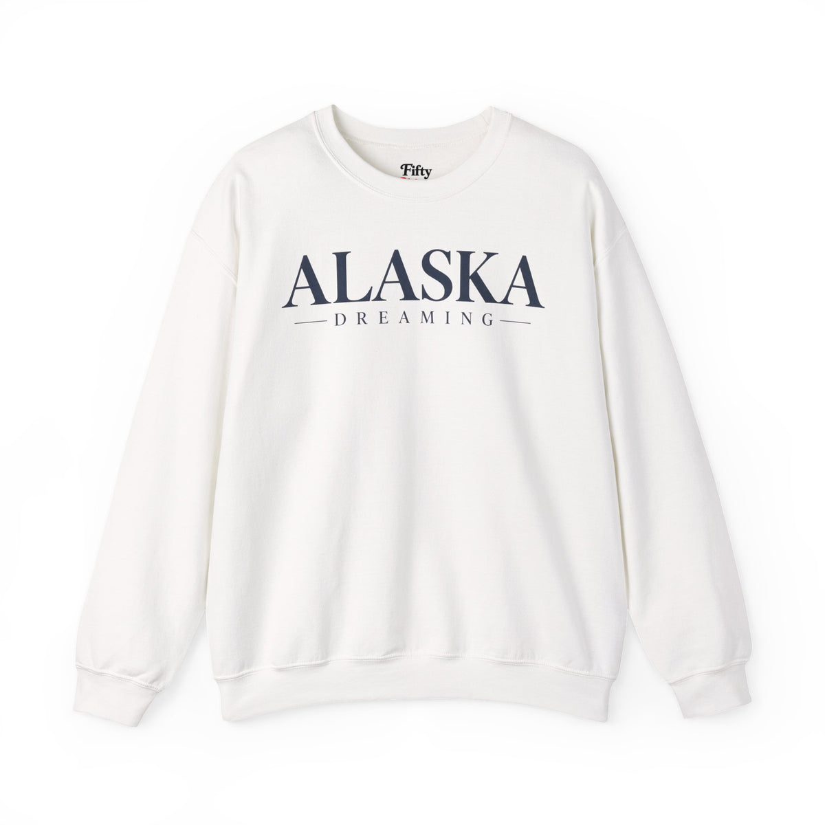Alaska Dreaming Unisex Crewneck Sweatshirt State Name Graphic