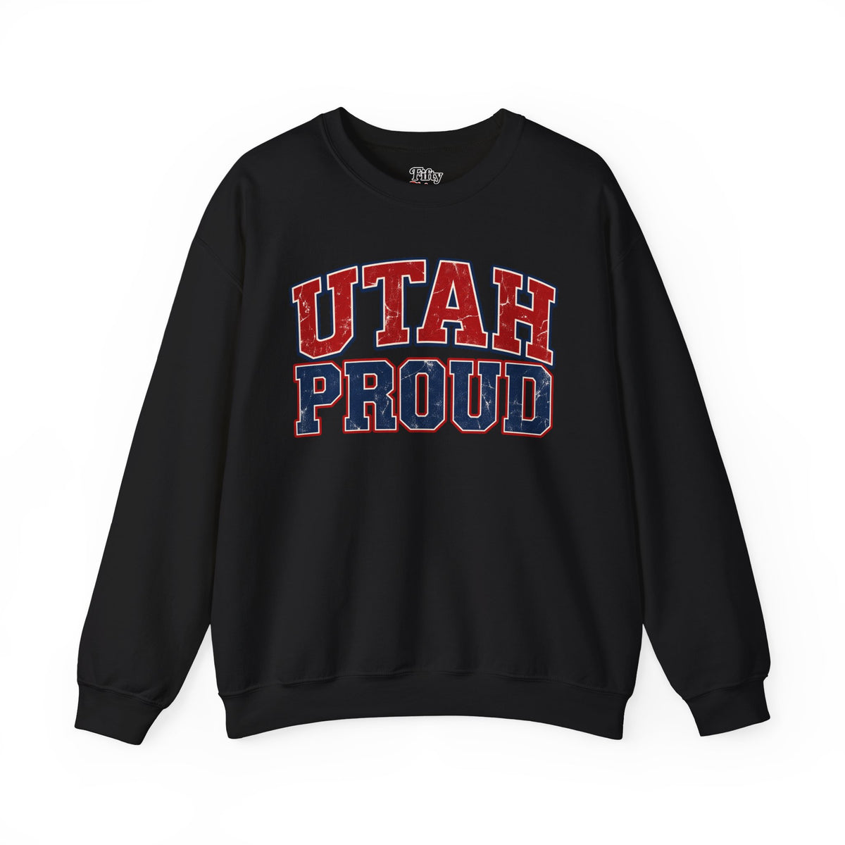 Utah Proud Unisex Crewneck Sweatshirt State Name Graphic