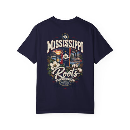 Mississippi Roots Unisex Comfort Color 1717 Streetwear Graphic Tee
