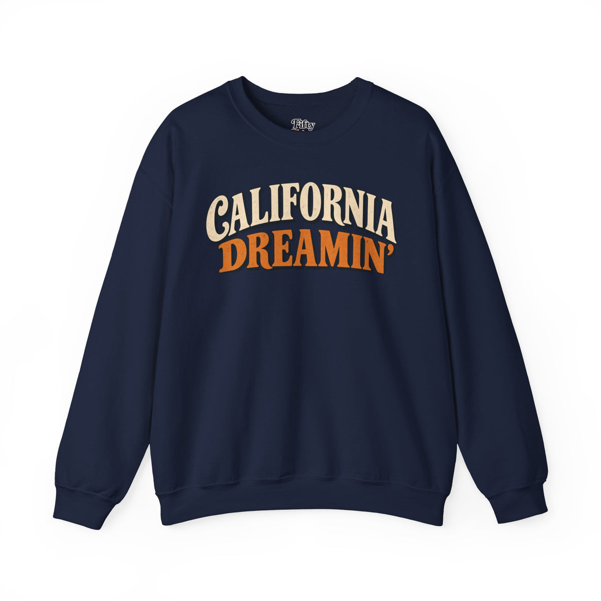 California Dreamin’ Unisex Crewneck Sweatshirt State Name Graphic