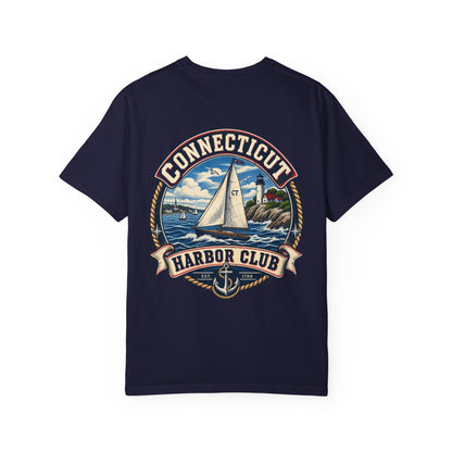 Connecticut Harbor Club  Unisex Comfort Color 1717 Streetwear Graphic Tee