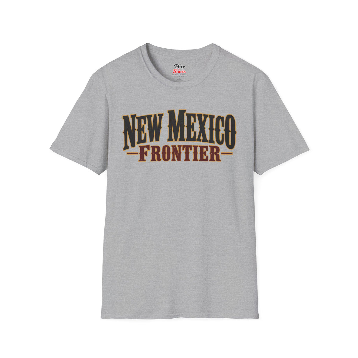 New Mexico Frontier Unisex Softstyle T Shirt State Name Graphic Tee